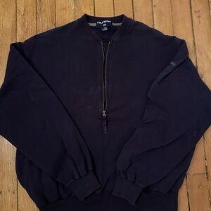 Polo sport by Ralph Lauren Men's Navy Sweater half zip